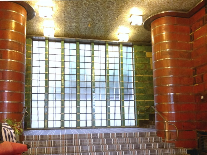 Foto Brahmskontor Hamburg Eingangsfoyer Art Deco Treppenstufen